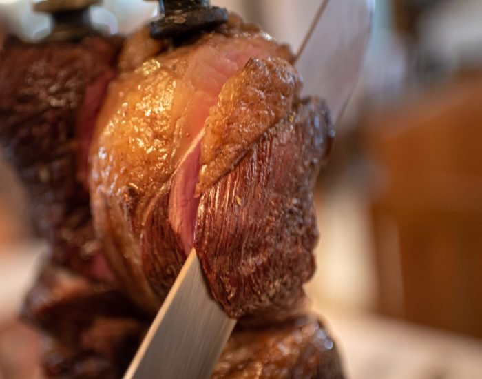 steak with a layer of fat